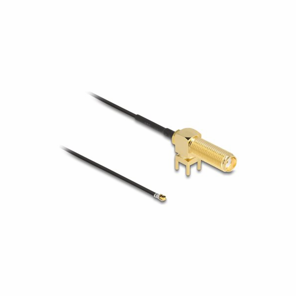 Delock - Kabel antény - SMA (R) 90° PCB do MHF 4L (Z) - 1...