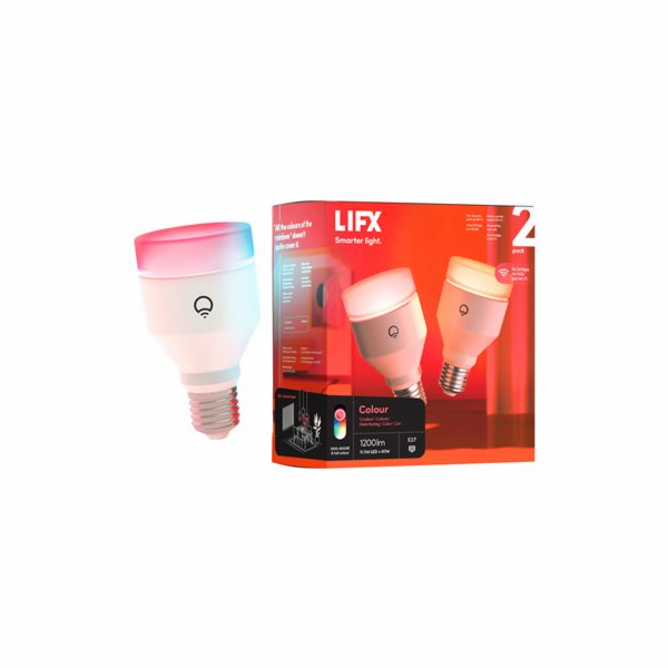 LIFX Colour - LED žárovka - tvar: A60 - E27 - 11.5 W (ekv...