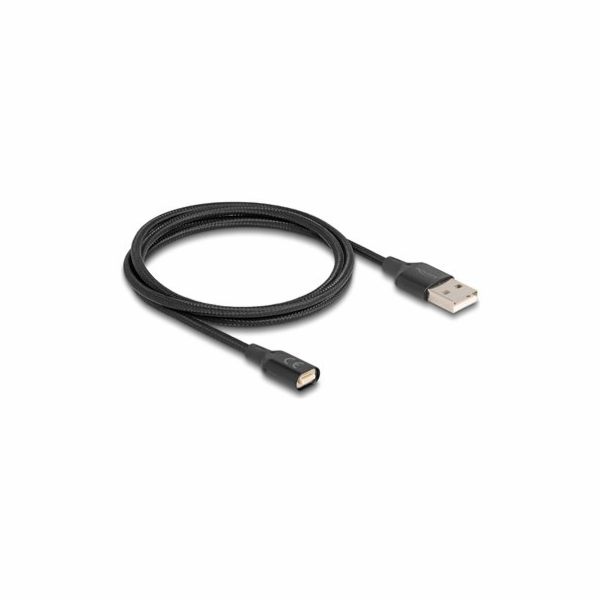 Delock Magnetický USB nabíjecí kabel černá 1 m