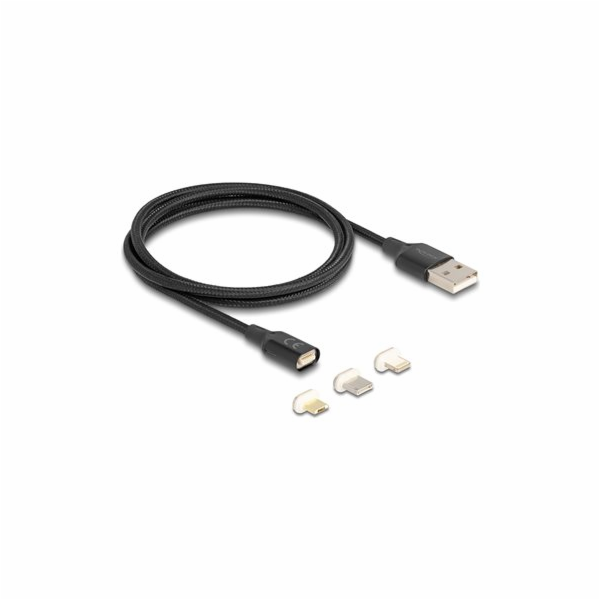 Delock Magnetická USB nabíjecí kabelová sada pro 8 Pin Li...