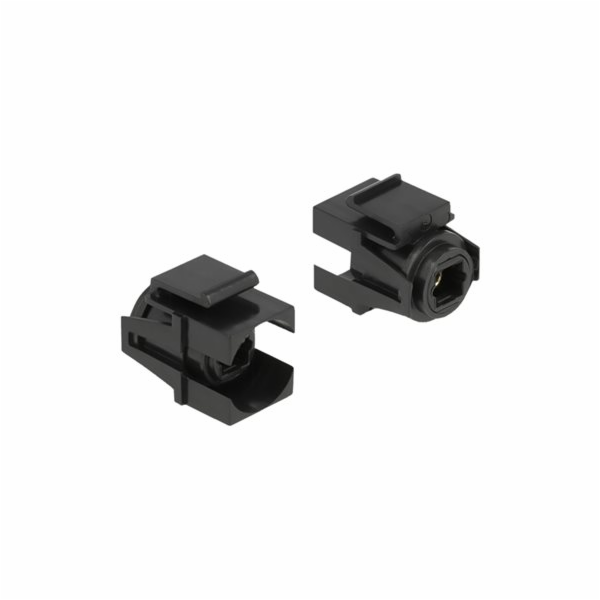 Delock - Modulární vložka (spojka) - TOSLINK - černá