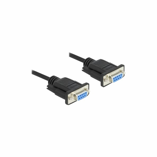 Delock - Sériový kabel - DB-9 (F) do DB-9 (F) - 3 m - krí...