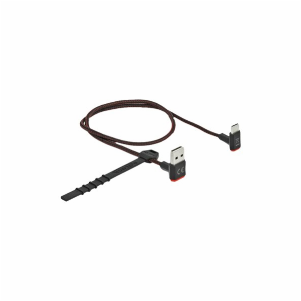 Delock Easy - USB kabel - USB (M) zahnutý nahoru/dolu, re...