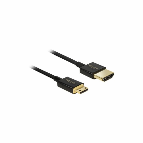 Delock Slim High Quality - Kabel HDMI s ethernetem - 19 p...