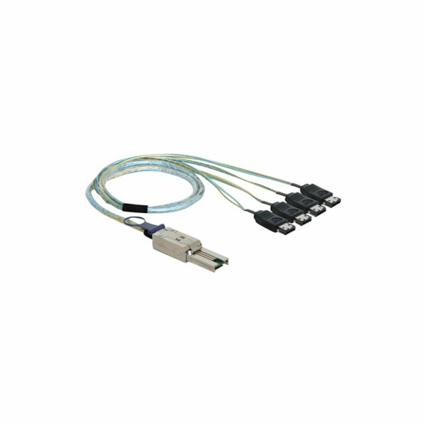 Delock&nbsp;-&nbsp;Kabel&nbsp;SATA/SAS&nbsp;-&nbsp;4&nbsp;linky&nbsp;-&nbsp;eSATA&nbsp;(F)&nbsp;do&nbsp;26&nbsp;pinů&nbsp;...