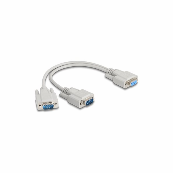 Delock - Serial splitter - DB-9 (F) do DB-9 (M) - 30 cm -...