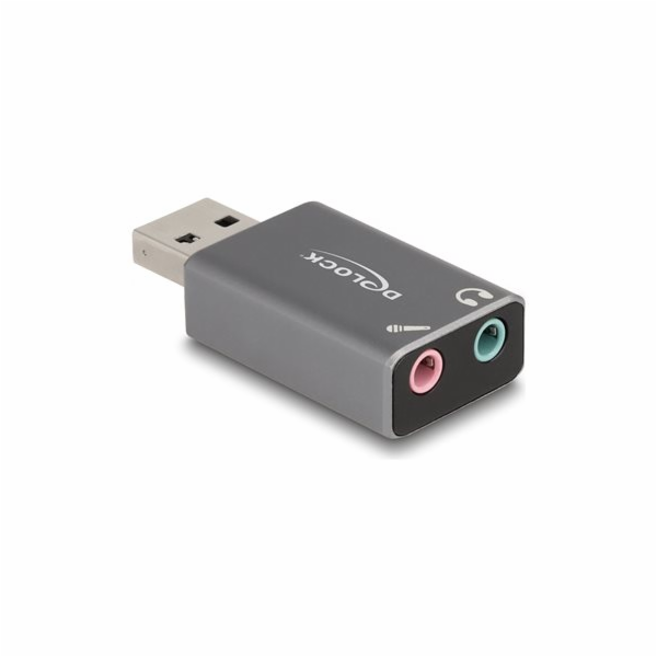Delock - Adaptér USB-A/jack sluchátek - USB s piny (male)...