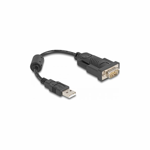 Delock - Sériový adaptér - USB - RS-232 - cerná