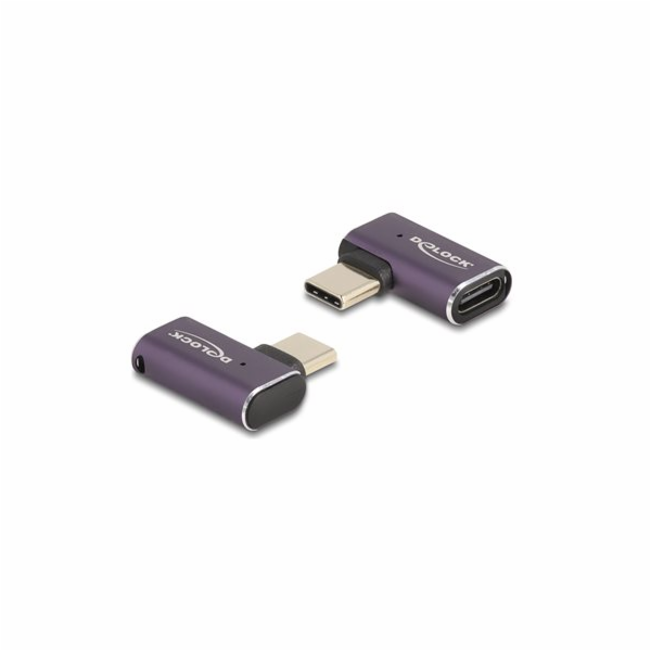 Delock - USB adaptér - USB-C (M) levý/pravý úhel do USB-C...