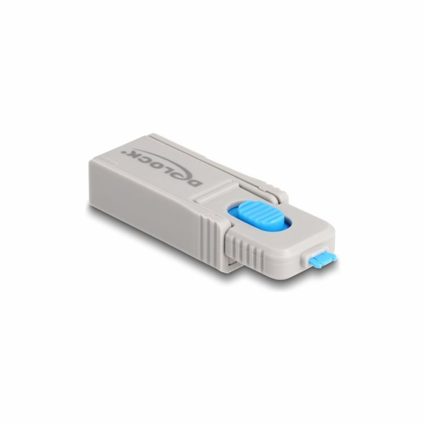 Delock - Blokátor portu Micro USB - šedá, modrá (balení 5)
