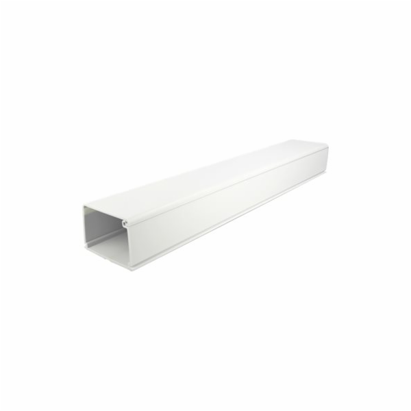 Delock - Kabelovod s krytem - 1 m - bílá