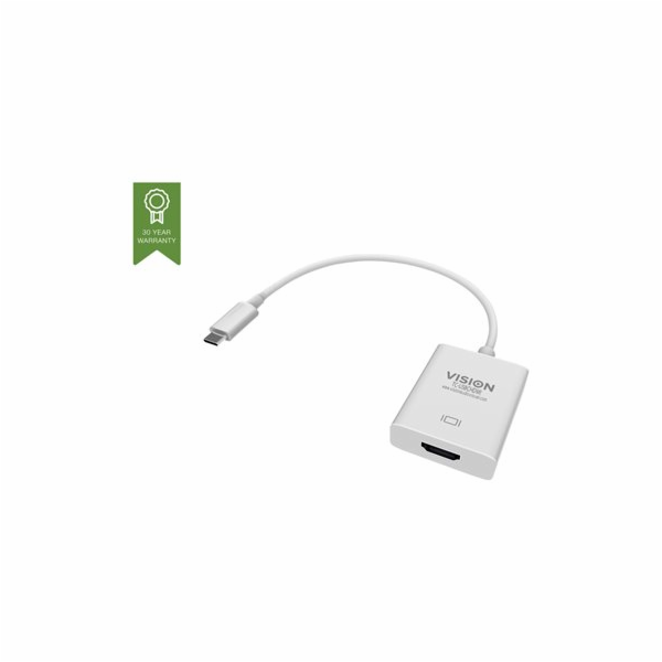 Vision TC-USBCHDMI - Externí video adaptér - USB-C 3.1 - ...