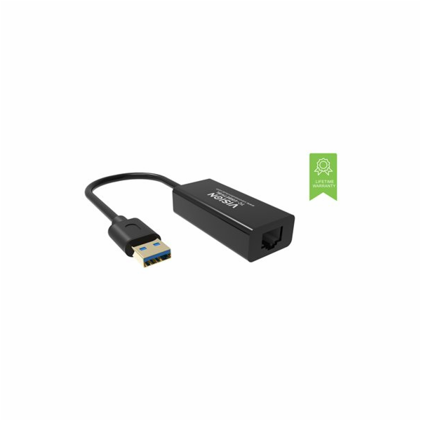 Vision TC-USBETH/BL - Síťový adaptér - USB 2.0 - Gigabit ...