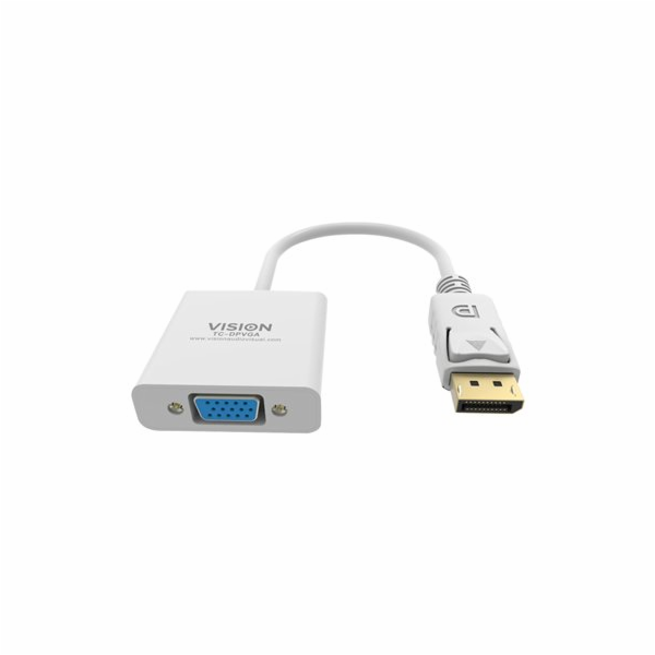 Vision - Nástroj pro převod videa - DisplayPort - VGA - bílá