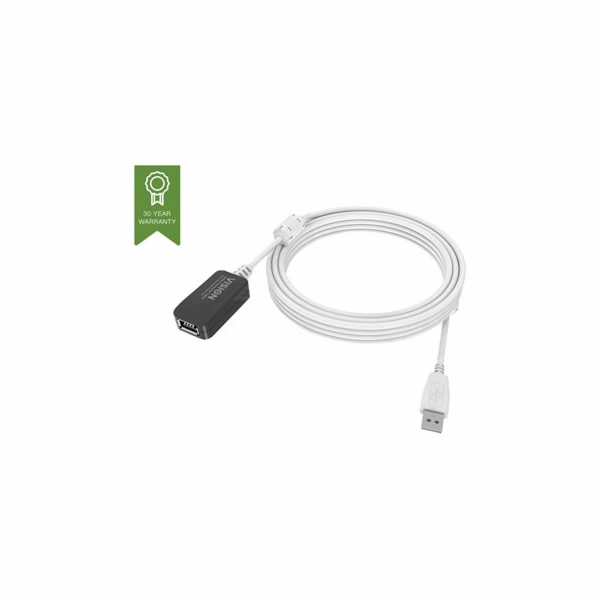 Vision Techconnect - Prodlužovací šňůra USB - USB (F) do ...