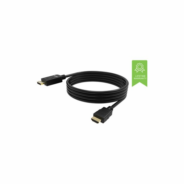 VISION - Kabel adaptéru - DisplayPort s piny (male) do HD...