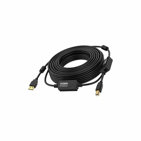 Vision - Kabel USB - USB (M) do USB typ B (M) - USB 2.0 -...