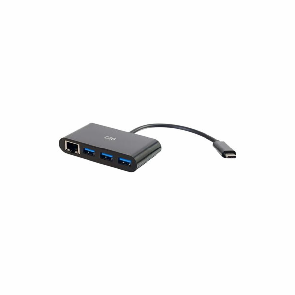 C2G USB C Hub with Ethernet - 3-Port USB Hub - Rozbočovač...