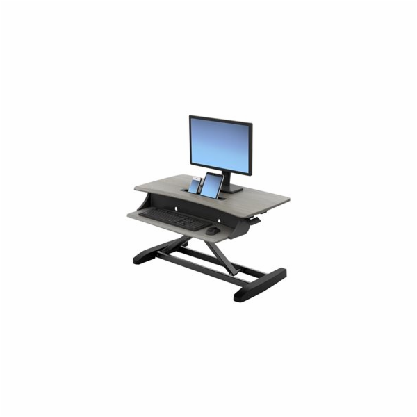 Ergotron WorkFit-Z Mini - Nástavec na stůl - hranatý - do...
