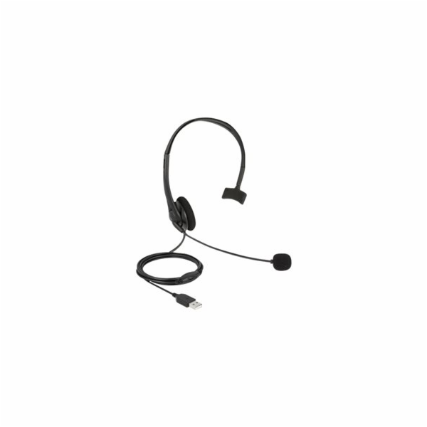Delock - Náhlavní souprava - náhlavní - kabelové - USB-A ...