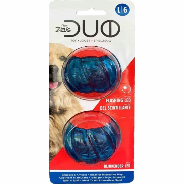 Kulička Zeus ZS Duo, 6,3 cm, s LED, 2 ks/bal.
