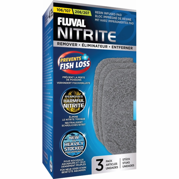 Fluval Nitrite redukční kartuše 107/207 Odstraňovač dusit...