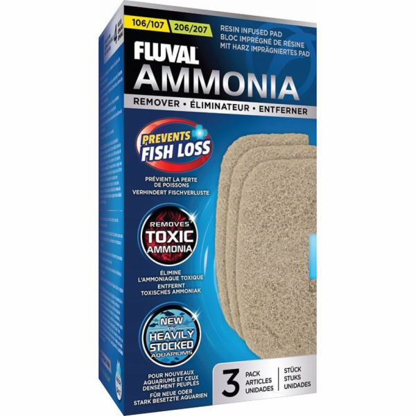 Fluval Ammonia Remover 107/207 dusíková redukční patrona,...