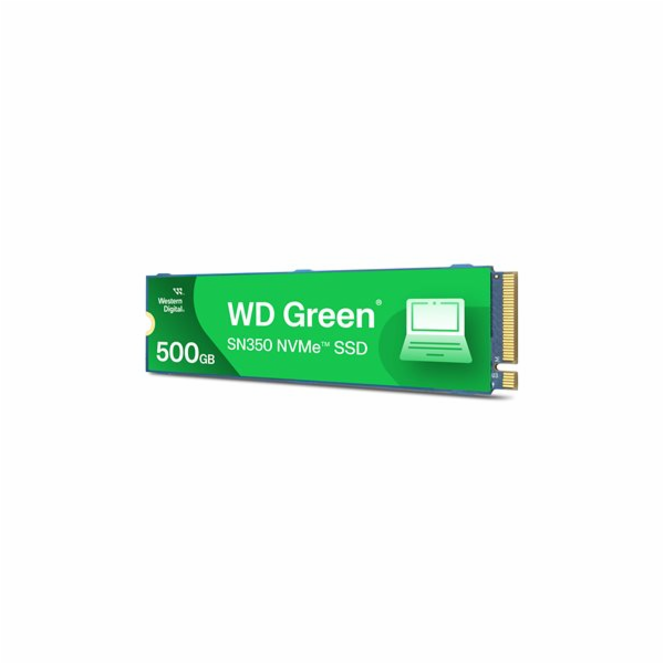 WD GREEN SSD NVMe 500GB PCIe SN350, Geb3 8GB/s, (R:2400/W...
