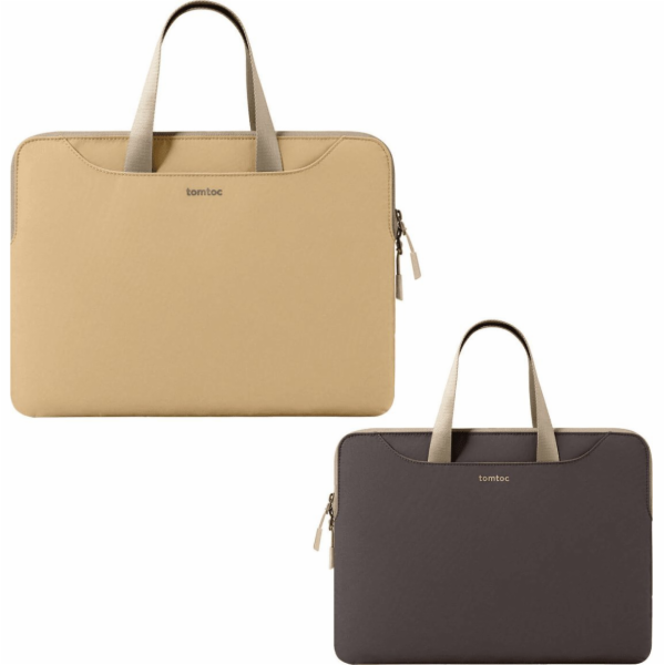 TOMTOC DUAL Sleeve for MacBook 13,5", cookie/gold