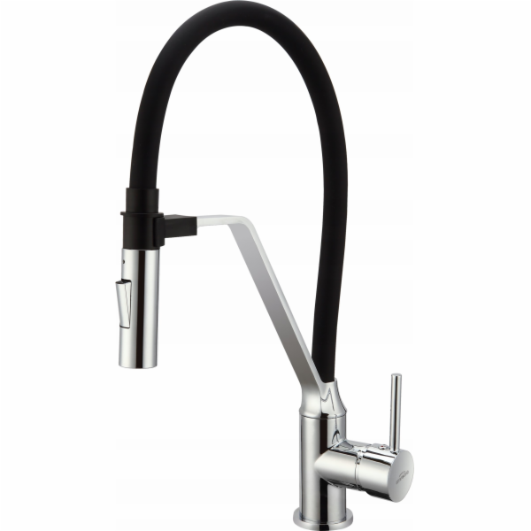 Invena Terra stojací kuchyňská baterie černá (BZ-54-L04)