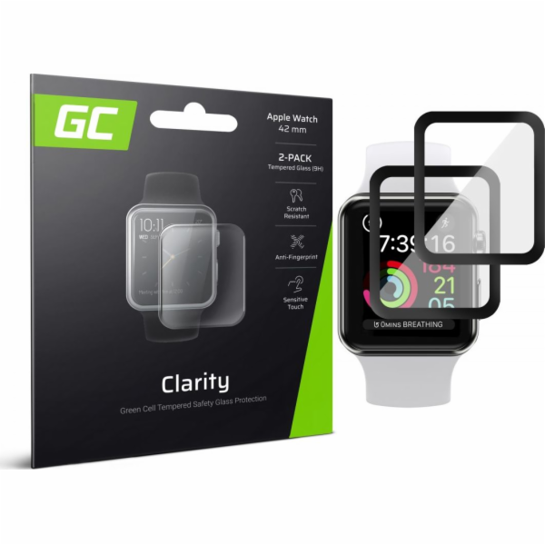 Green Cell 2x Clarity Screen Protector for Apple Watch 42mm