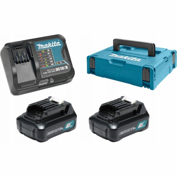 MAKITA NAPÁJECÍ SADA 12V 2x1,5Ah (BL1016x2+DC10SB) MAKPAC