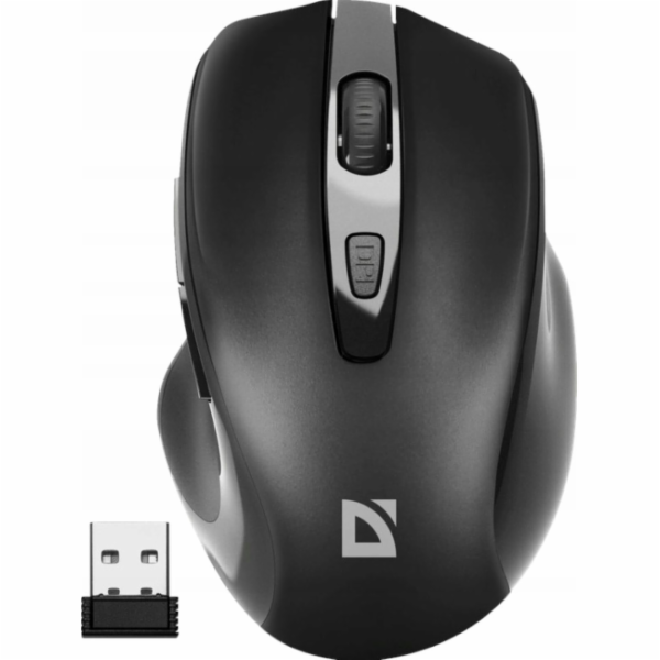 POČÍTAČOVÁ MYŠ DEFENDER PRIME MB-053 RF SILENT ČERNÁ OPTICAL