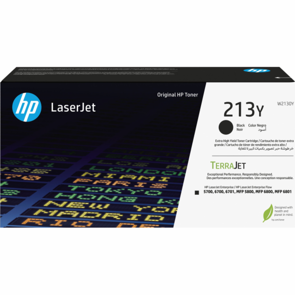 HP 213Y Black Original LaserJet Toner Cartridge