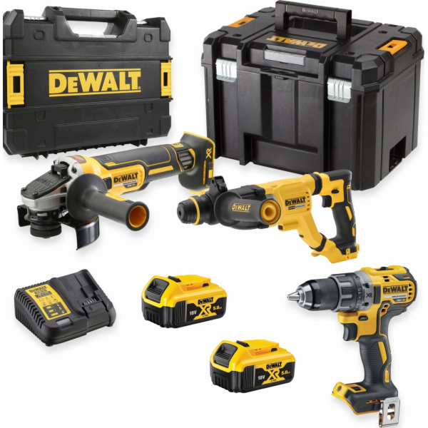 Dewalt 18v xr sada elektrického nářadí combo set dcd791;d...