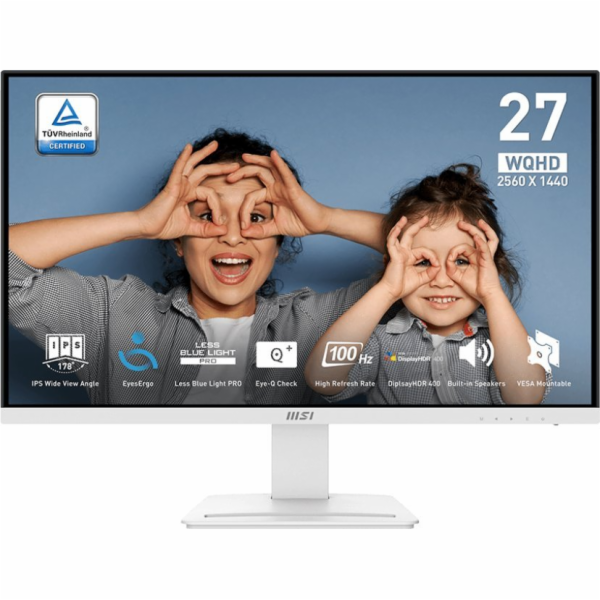 MSI monitor PRO MP273QW E2, 27" IPS/2560 x 1440 (WQHD)/10...