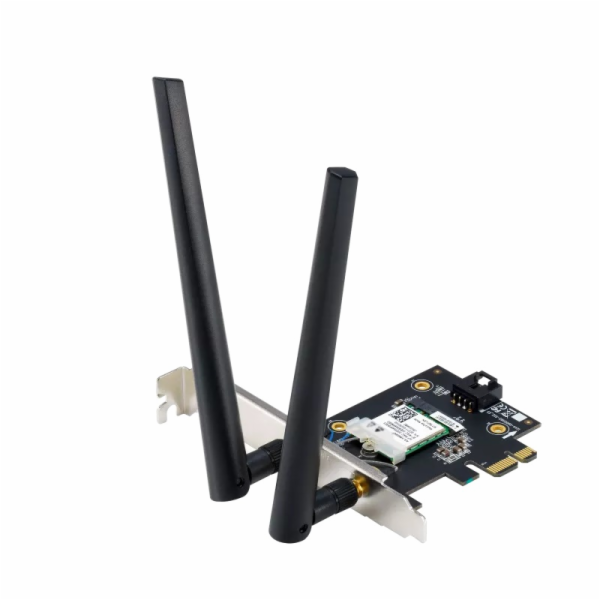 ASUS PCE-BE6500 WiFi 7 PCIe Adaptér, Bluetooth 5.4, PCIe ...