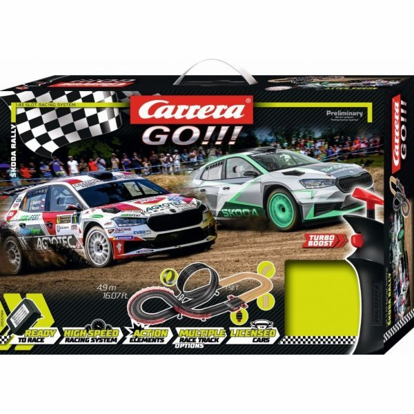 Autodráha CARRERA GO 62584 Škoda Rally
