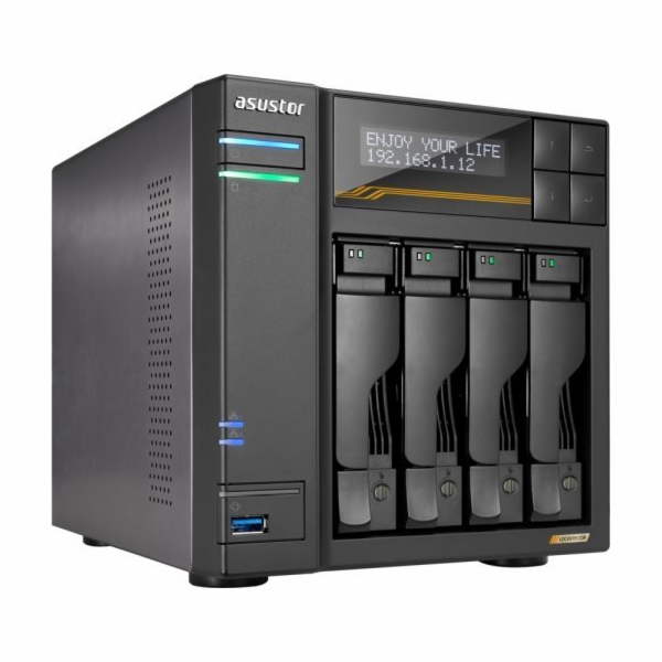 Asustor Lockerstor 4 Gen3 AS6804T   4x 2,5"/3,5" SATA III...