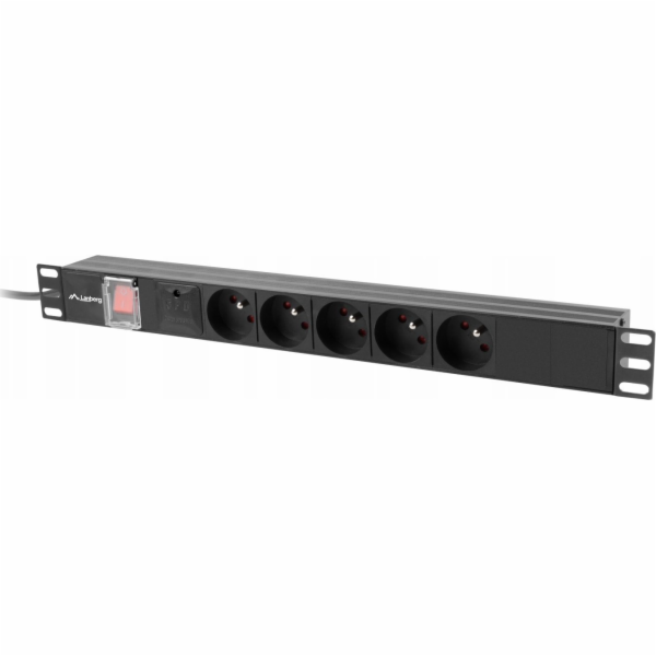 LANBERG NAPÁJECÍ DISTRIBUČNÍ JEDNOTKA (PDU) 19"  1U 16A 2...