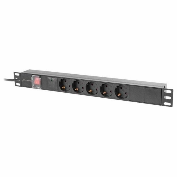 LANBERG NAPÁJECÍ DISTRIBUČNÍ JEDNOTKA (PDU) 19"  1U 16A 2...