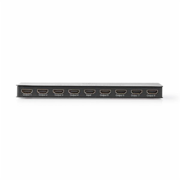 NEDIS HDMI rozbočovač/ 8x HDMI výstup/ 4K@60Hz/ 18 Gbps/ ...