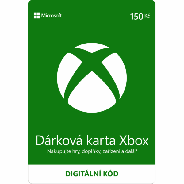 ESD XBOX - Dárková karta Xbox 150 Kč