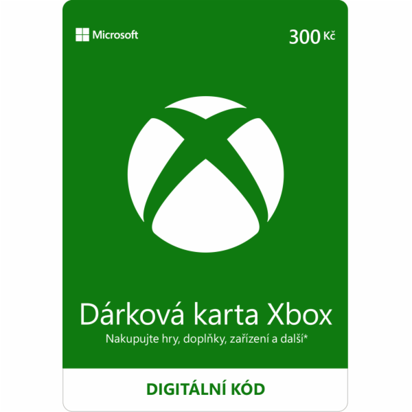 ESD XBOX - Dárková karta Xbox 300 Kč