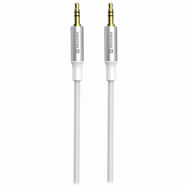 Swissten audio kabeltextile jack (samec) / jack (samec) 1...