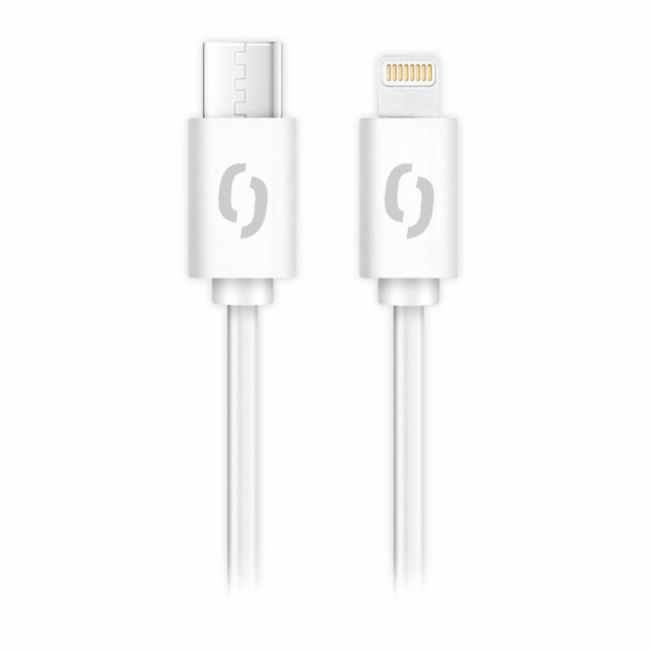 Datový kabel ALIGATOR POWER 30W, USB-C/Lightning 3A 0,5m,...