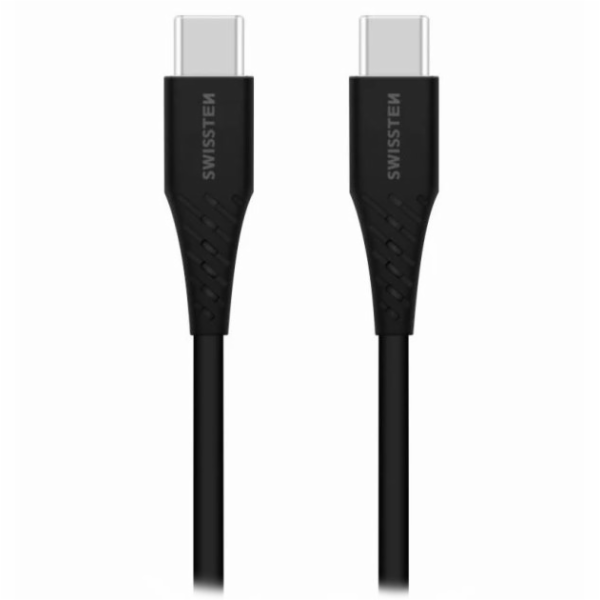 Swissten nabíjecí kabel usb-c / usb-c 1,0 m černý