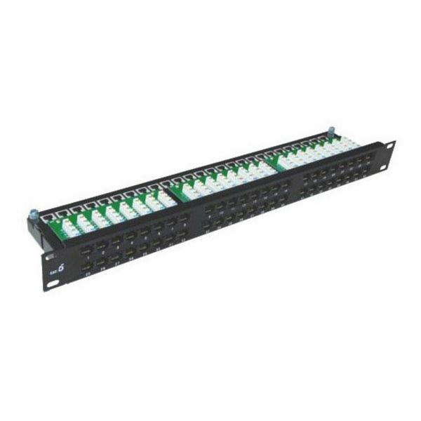 XtendLan Patch panel 19", 48 portů, Cat6, LSA