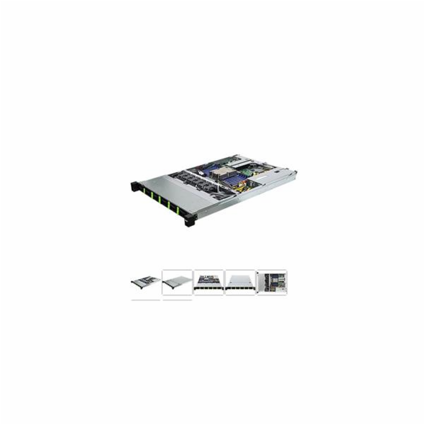 ASRock Rack 1U server SP5, 24xDDR5 nonECC,12xHS  NVME/SAT...