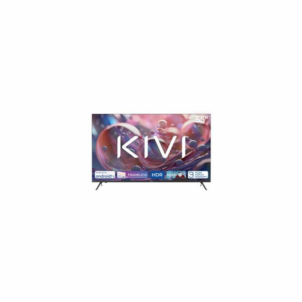 KIVI - 55 , UHD, Android TV 11, Černý, 3840x2160, 60 Hz, ...